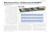 Łatwe dołączenie mikrokontrolera do sieci cyfrowej Konwerter … · U2: ENC28J60-I/SO D1: dioda LED niebieska 1206 (POWER) D11: dioda LED biała 1206 (RX) D13: dioda led czerwona