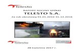 RAPORT ROCZNY SPÓŁKI TELESTO S.A.telestosa.pl/wp-content/uploads/2016/10/TELESTOSA_raport_roczny… · na stronie internetowej. 3.19. informacje na temat podmiotu, z którym spółka
