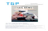 DP LesGens E.Bond - Théâtre Gérard Philipe · 2014. 6. 20. · ! 1! Affiche du spectacle – La Fabrique d’images – Emmanuelle Roule Au TGP-CDN de Saint-Denis, DU 13 JANVIER