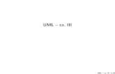 UML cz. IIIicis.pcz.pl/~dyja/pliki/IO/wyklad05.pdf · 2019. 12. 5. · Diagram nie jest projektem. Diagram stanowi reprezentację modelu projektu lub jego części, ukazującej pewien