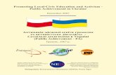 December 2007 · 2018. 2. 16. · In 2006 in the project “Public Achievement” in Ukra-ine, we invited three groups of 24 teachers each from Crimea, Kharkov, Ternopil and Uzhgorod