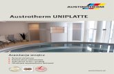 Austrotherm UNIPLATTE · 2019. 8. 20. · Austrotherm XPS (polistyren ekstrudowany) - nowa generacja różowych płyt z polistyrenu eks-trudowanego, w produkcji których zamiast szkodliwych