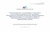 konsultacji społecznych projektu · 2020. 4. 10. · Załącznik do Uchwały Nr 515/20 Zarządu Województwa Małopolskiego z dnia 7 kwietnia 2020 r. Sprawozdanie z przebiegu i wyników