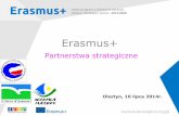 Erasmus+ - Centrum Polsko-Francuskie w Olsztyniecpf.olsztyn.pl/fileadmin/2014/erasmus/PS_general.pdfERASMUS+ 1 stycznia 2014 roku ruszył nowy program Unii Europejskiej ERASMUS+. Wspiera