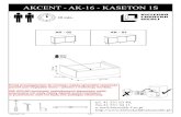 Akcent - AK-16 - Kasetonserwer1846091.home.pl/instrukcje/Akcent/Akcent_AK_16_Kaseton.pdf · AKCENT - AK-16 - KASETON 1S 2019.07.18 AK - 02 AK - 03. Przed przystąpieniem do montażu