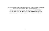 „Matematyka z plusem” w SZKOLE PODSTAWOWEJzspaleksandria.pl/.../wymagania_matematyka_klasa4_5_6_7.pdf · 2017. 9. 11. · „Matematyka z plusem ... umie znajdować liczby z podanego