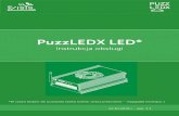 FireFlyLED*puzzledx.com/wp-content/uploads/2018/10/puzzledx_led.pdf · 2018. 11. 27. · z RJII (magistrala RS485) Kabel USB Kabel telefoniczny Lampa PuzzLEDX NR 32 (1024) FUNKCJA