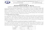 Roomster II RTx EN -A% - II RTx... · 2018. 2. 1. · ROOMSTER II RTx USER’S MANUAL FOR ASSEMBLY AND HANDLING The room panel ROOMSTER was designed for cooperation with the Expert