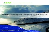 Rynek kolektorów słonecznych w Polsce – podsumowanie …Środowiska „Akcelerator Zielonych Tech - nologii” 2, promujący eksport polskich technologii, produktów w zakresie