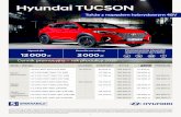 Hyundai TUCSON...Hyundai Motor Poland Sp. z o.o. zastrzega sobie prawo wprowadzenia bez uprzedzenia zmian danych zawartych w niniejszym cenniku, w tym parametrów technicznych, wyposażenia,