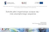 Szkoła jako organizacja ucząca się rola zewnętrznego wsparciadoskonaleniewsieci.pl/Upload/Artykuly/0_3/prezentacja ore... · 2015. 9. 28. · Europejskiego Funduszu Społecznego