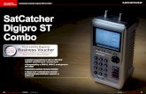 SatCatcher Digipro ST Combotele-audiovision.com/11/07/pol/satcatcher.pdf · SatCatcher Digipro ST Combo Uniwersalny analizator sygnału z ogromną pamięcią dla pomiarów sygnałów