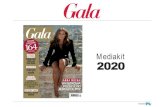 GALA mediakit PL 2020...od linii cięcia:5 mm Komunikacja 360 gala.pl 7 434 628odsłon 1 550 448 unikalnych użytkowników (9.2019) WOKÓŁ TYTUŁU facebook 24 421fanów ...