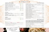  · BOLLYWOOD TEMPTATION 18 pln Miodownik serwowany z Iodami i czekoladowym sosem wegetariaóskie powiedz kelnerowi ježeli lubisz oryginalne ostre potrawy prosto z Indii lub ješli