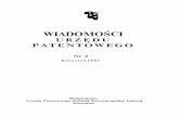 WIADOMOŚCI...V kl. 65 g. Al. WIADOMOŚCI URZĘDU PATENTOWEGO Warszawa, 1987 04 30 Nr 4 Poz. 71-88 CZĘŚĆ II WYNALAZKI, WZORY UŻYTKOWE Cyfrowe kody identyfikujące, które poprzedzają