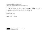 UR JOURNAL OF HUMANITIES AND SOCIAL SCIENCESjournalofhumanitiesandsocialsciences.com/72018/full.pdf · 2020. 8. 26. · UR JOURNAL OF HUMANITIES AND SOCIAL SCIENCES NR 2(7)/2018 ISSN