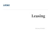 LeasingLeasing finansowy w ustawie o rachunkowości - art. 3 ust.4 suma opłat, pomniejszonych o dyskonto, ustalona w dniu zawarcia umowy i przypadająca do zapłaty w okresie jej