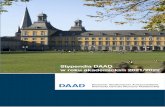 Stypendia DAAD w roku akademickim 2021/2022 · 2020. 9. 3. · z najważniejszych na świecie organizacji wspierających międzynarodową wymianę akademicką powstała w 1925 roku.