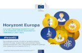 Horyzont Europa...Filar II Globalne wyzwania i europejska konkurencyjność przemysłowa • Zdrowie • Kultura, kreatywność i społeczeństwo integracyjne • Bezpieczeństwo cywilne
