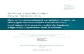 Aldona Zawałkiewicz Edyta Kędzierskapliki.sbp.pl/afb/ocena-funkcjonalnosci-serwisow.pdfdostęp do wyników (publiczny/prywatny); Tabela 2. Kryte ria opisu i oceny serwisów i platform