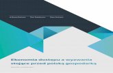 Ekonomia dostępu a wyzwania stojące przed polską gospodarkąinstigos.org/wp-content/uploads/2017/06/Ekonomia-dostępu-a-wyzwani… · Ekonomia współpracy jest zjawiskiem relatywnie