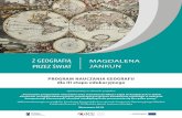 Z GEOGRAFIĄ MAGDALENA - epodreczniki.pl · literatura popularnonaukowa, podręcznik do nauczania geografii, zasobyinternetu itp. Odczytywanie, analiza i interpretacja map tematycznych,