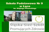 Szkoła Podstawowa Nr 9 w ŁąceW skład działań na rzecz Szkoły Promującej Zdrowie wchodziły liczne konkursy, m.in..: „Zdrowa sałatka i kanapka”, „Czyścioszek”,