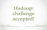 Hadoop:’ challenge - Proideadata.proidea.org.pl/.../hadoop_challange.pdf · Hadoop:’ challenge accepted!0 ArkadiuszOsiński arkadiusz.osinski@allegrogroup.com0 RobertMroczkowski