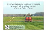Zmiany w awifaunie krajobrazu rolniczego w krajach UE jako ... · • urbanizacja, • industrializacja, • rozwój rolnictwa Wa żniejsze negatywne środowiskowe efekty tych zjawisk: