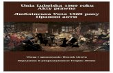 Люблінська Унія 1569 року Правові акти · i.Unia Lubelska 1569 roku Akty prawne Люблінська Унія 1569 року Правові акти Wstęp