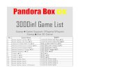 Pandora Box DX 3000in1 Game List - arcademaskiner.dk Box DX 3000in1.pdf · 11 Street Fighter Zero 스셟리셟 셵뽉터 뾁로 12 Street Fighter Zero2 스셟리셟 셵뽉터 뾁로
