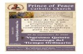 Prince of Peace - popmiami.net€¦ · Rev. Giovanni Peña Rev. Giovanni Peña C I C ¬ (CIC) EL SACRAMENTO DE LA EUCARISTÍA 1371 El Sacrificio Eucarístico es también ofrecido