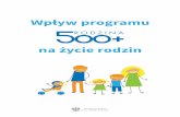 Wpływ programu na życie rodzin - OBPON.pl Rodzina...W pół roku od startu programu „Rodzina 500 plus” wsparciem objętych jest już 3,78 mln dzieci. Do rodzin trafiło 11,3