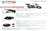 Accesorios X-City 250 - Yamaha Motor Europe N.V.cdn.yamaha-motor.eu/factsheets/ES/2012/2012-Yamaha... · • Montaje a cada lado de la unidad para proteger tanto al scooter, como