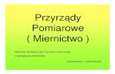 Przyrz ądy Pomiarowe ( Miernictwo )elektronik.tl.krakow.pl/lib/exe/fetch.php/miernictwo:01a...Nie da si ęjednej jednostki podstawowej otrzyma ćz drugiej jednostki podstawowej za