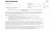 Заявление о конфиденциальности компании Scania · 2020. 8. 17. · ed106 Внутренний Автор/Utfärdat av (tjänsteställebeteckning