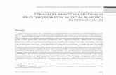Strategie małych i średnich przedSiębiOrStw w działalnOści …cejsh.icm.edu.pl/cejsh/element/bwmeta1.element.pan-om... · 2017. 6. 21. · Organizacja i KierOwanie 67• nr 2