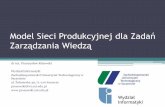 Model Sieci Produkcyjnej dla Zadań Zarządzania Wiedząidss.cs.put.poznan.pl/site/fileadmin/seminaria/2012/poznan_rozewski.pdfZarządzania Wiedzą dr inż. Przemysław Różewski