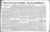 Kopie der Zeitung 'Mennonitische Rundschau' vom 6. Juli 1887, …chor.square7.ch/wjanz04.pdf · 2018. 11. 2. · Grf'eint bi'entli' .1 fflebigirt unb berauBgegeben MENNONITE PUBLISHING