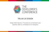 TRILHA UX DESIGN - Amazon S3€¦ · TRILHA UX DESIGN Design Skills Spectrum: Proposta de um framework para equilibrar skills na contratação de UX designers. DANIEL LUGONDI ...
