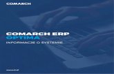 COMARCH ERP OPTIMA - Zakład Informatyki Stosowanej€¦ · stwa. Poprzez zintegrowanie system Comarch ERP Optima pozwala na kompleksowe analizowanie danych z różnych obszarów