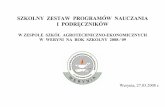 SZKOLNY ZESTAW PROGRAMÓW NAUCZANIA I PODRĘCZNIKÓWzsaewerynia.neostrada.pl/podreczniki.pdf · 13 Stosowanie przepisów prawa w gospodarowaniu Elementy prawa, A. Mroczkowska-Budziak,
