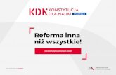 Słowo wstępne Reforma inna niż wszystkie Tradycja wolności ... · Mówiąc wprost, nasza reforma to warunek sine qua non dalszego rozwoju Polski, ... czerwiec 2017 Prezentacja
