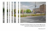 Projekt aranżacji skweru przy metrze Marymont pomysł do … · 2017. 3. 17. · Projekt aranżacji skweru przy metrze Marymont pomysł do budżetu partycypacyjnego 2017 Warszawa