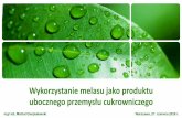 Wykorzystanie melasu jako produktustc.pl/dhttp.php?co=2018_06_26_cierpialowski.pdf · 2018. 7. 6. · Wykorzystanie melasu jako produktu ubocznego przemysłu cukrowniczego mgr inż.