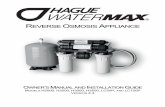 25 Year Limited Warranty - Hague Quality Water Manual V4.4.pdfWaterMax RO Owner’s Manual 11/1/2011 9 How Your Appliance Works, Cont. Second Stage—The Reverse Osmosis Membrane The