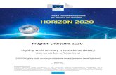 Program „Horyzont 2020”ec.europa.eu/research/participants/data/ref/h2020/... · Wersja Data publikacji Zmiany 1.0 11.12.2013 Wersja pierwotna 2.0 i 2.1 1.10.2014 1.10.2015 Poniżej