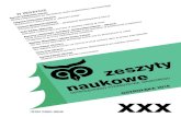 INDEX COPERNICUS - OTNotn.ostroleka.pl/images/Zeszyty/zeszyty30.pdf · jako siedlisko występowania pożytecznych biegaczowatych (coleoptera, carabidae) ... w ocenie jakości życia
