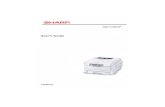 Sharp AR-C265P UG AE 59380701 Rev x x€¦ · 10 Base-T and 100 Base-TX network connection. Options_____ Ł. Additional Memory: see page 118 256 MB or 512 MB . Ł. Duplex Unit: see