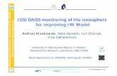 IGS/GNSS monitoring of the ionosphere for improving IRI Model · KIR0 65.18N, 115.66E THU2 86.37N, 12.67E KIR0 65.18N, 115.66E THU2 86.37N, 12.67E. Geodynamics Research Laboratory